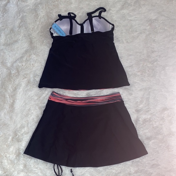 Yonique Women Tankini Swimsuits with Skirt 2 Piece Printed Bathing Suits S - Picture 7 of 9
